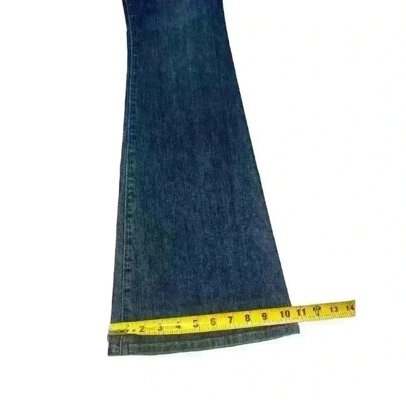 Peoples Liberation Denim Janine Flare Blue Jeans Women’s Size 28 Embroidered - Picture 3 of 12